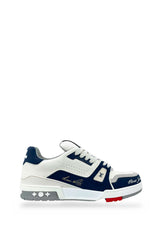 TENIS LV TRAINER BLANCO GRIS ROJO