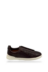 TENIS ZEGNA ALLIGATOR VINO