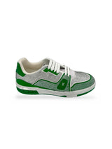 TENIS LV TRAINER CRYSTAL VERDE BLANCO