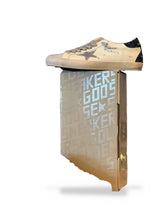 TENIS GOLDEN GOOSE SUPER STAR AZUL GLITTER