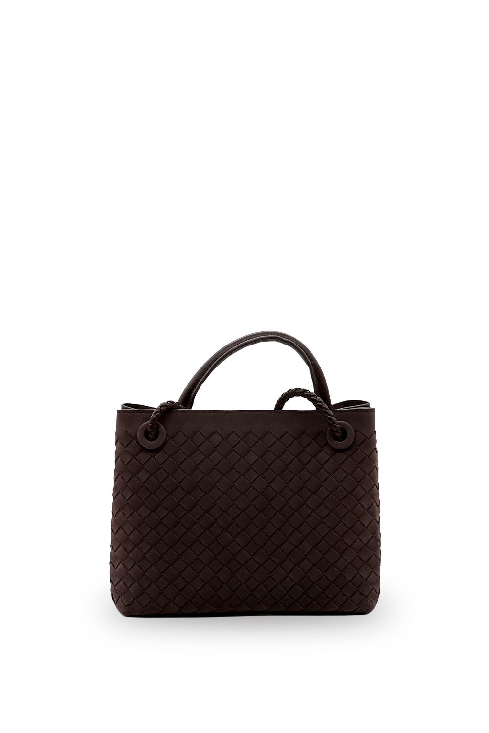 Bolsa Bottega Veneta Mini Trenzada Café
