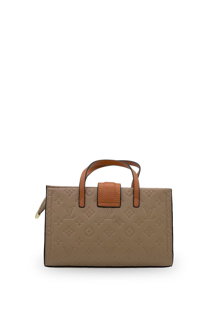 Bolsa Louis Vuitton Tote Caqui en Relieve