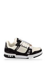 TENIS LV TRAINER NEGRO BLANCO CLASICO
