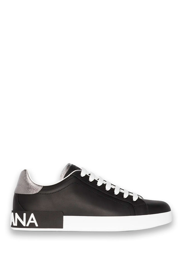 TENIS D&amp;G NEGRO PLATEADO