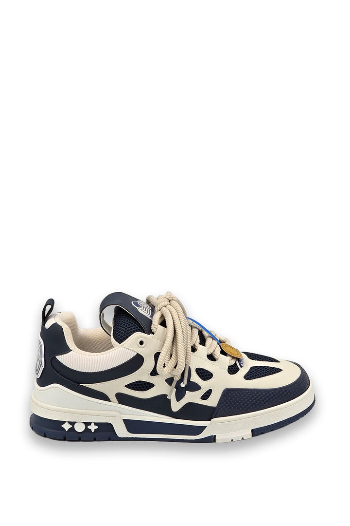 TENIS LV SKATE AZUL BLANCO