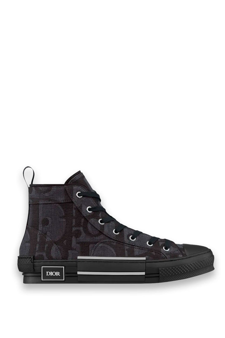 TENIS DIOR B23 MID NEGRO MEZCLILLA