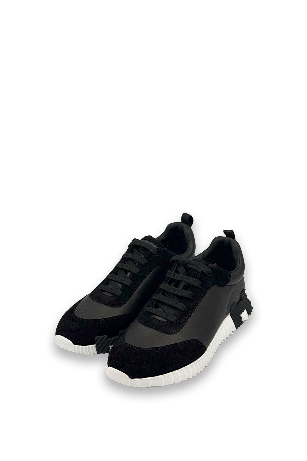 TENIS HERMES BOUNCING BLANCO NEGRO