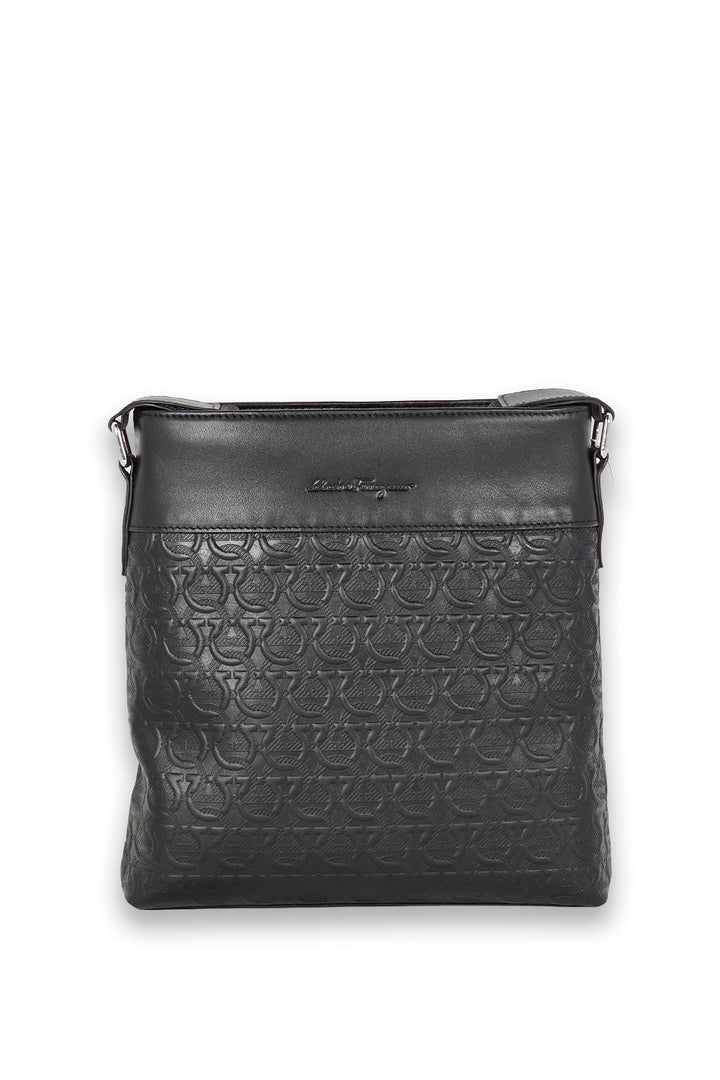 Bolso Messenger con Gofrado Gancini
