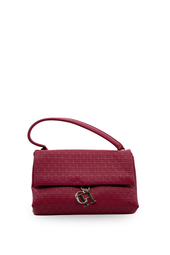 Bolsa Carolina Herrera Solapa Fucsia