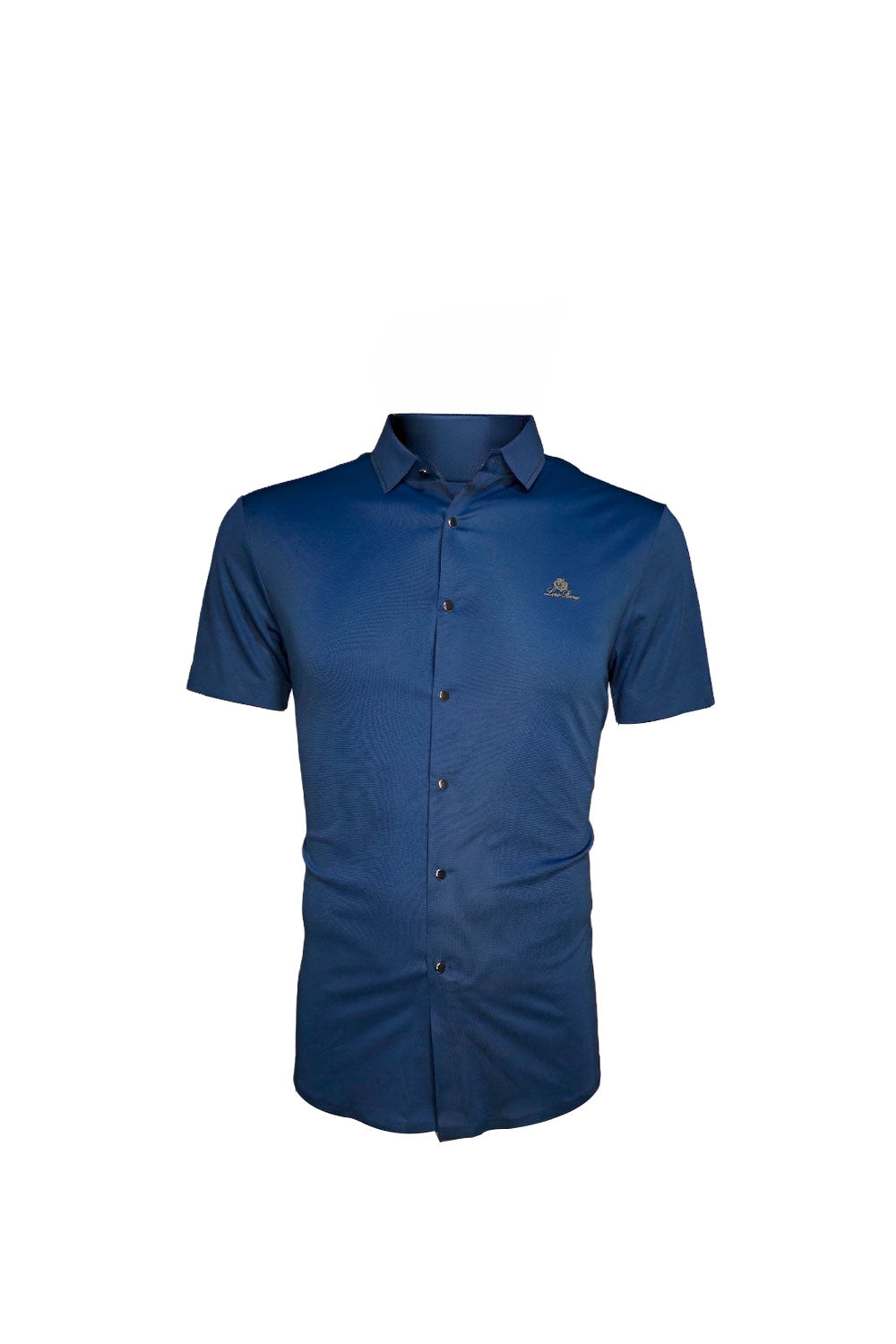 LORO PIANA CAMISA DE SEDA AZUL