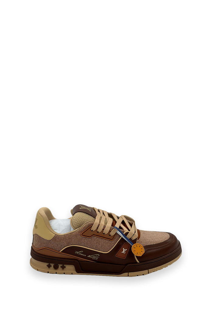 TENIS LV TRAINER MARRON