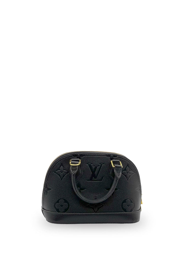 Bolsa Louis Vuitton Alma Negro en Relieve