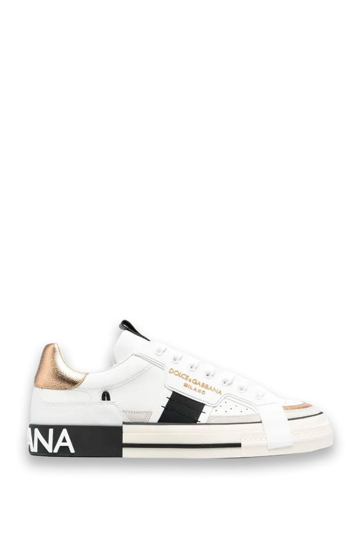 TENIS D&amp;G BLANCOS NEGROS