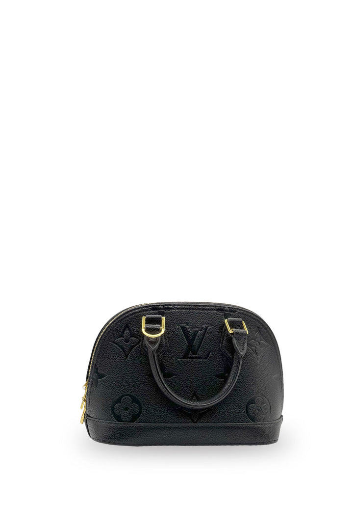 Bolsa Louis Vuitton Alma Negro en Relieve