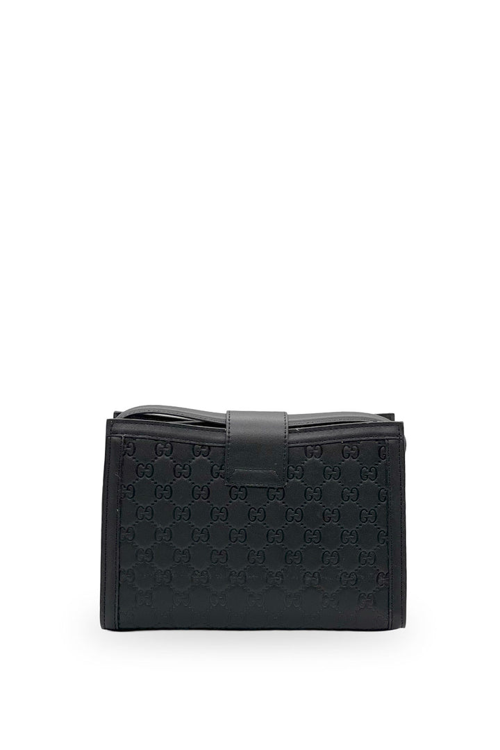 Bolsa Gucci Padlock Negro en Relieve