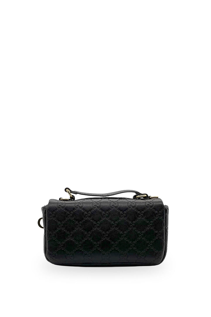 Bolsa Gucci Marmont Negro en Relieve
