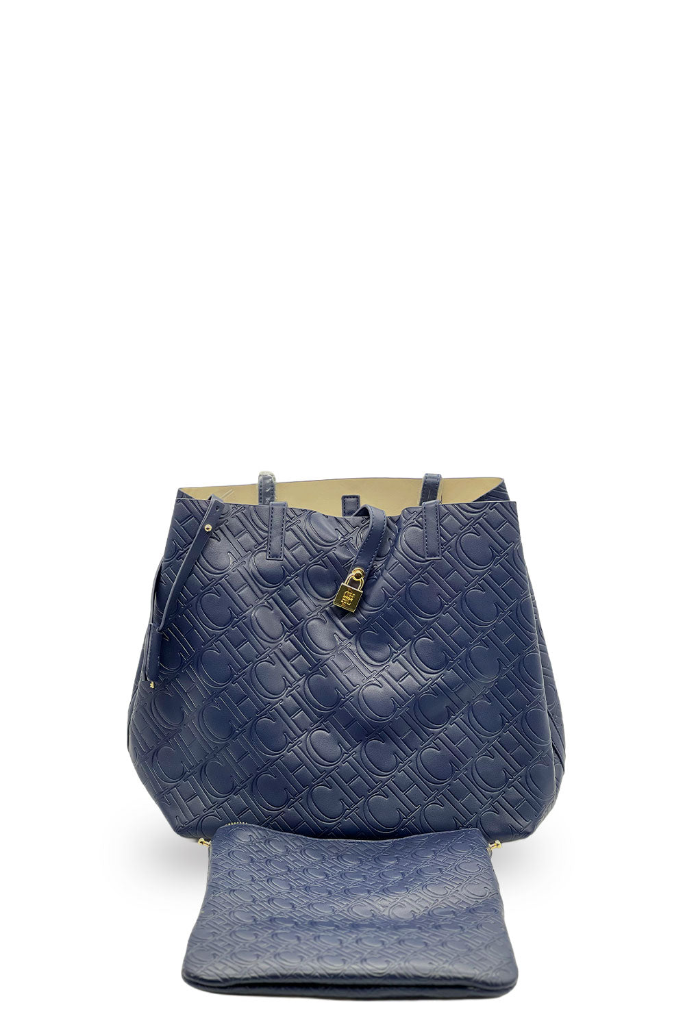 Bolsa Carolina Herrera Balde Azul Marino