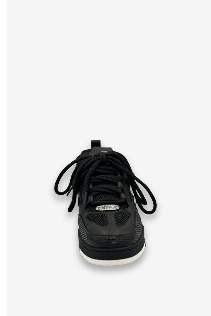 TENIS LV SKATE NEGRO TOTAL BLANCO
