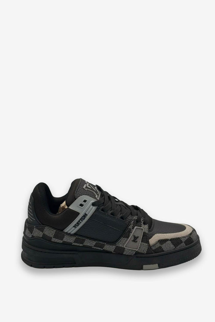 TENIS LV TRAINER DENIM NOIR