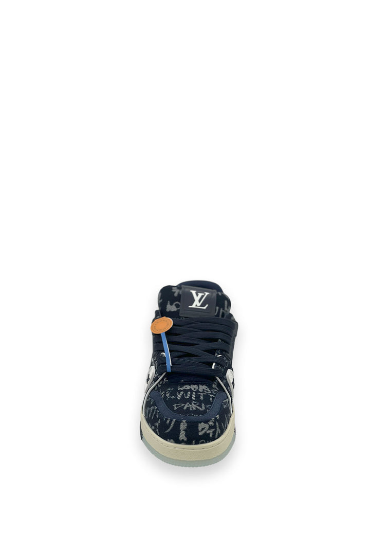 TENIS LV TRAINER AZUL GRAFITI