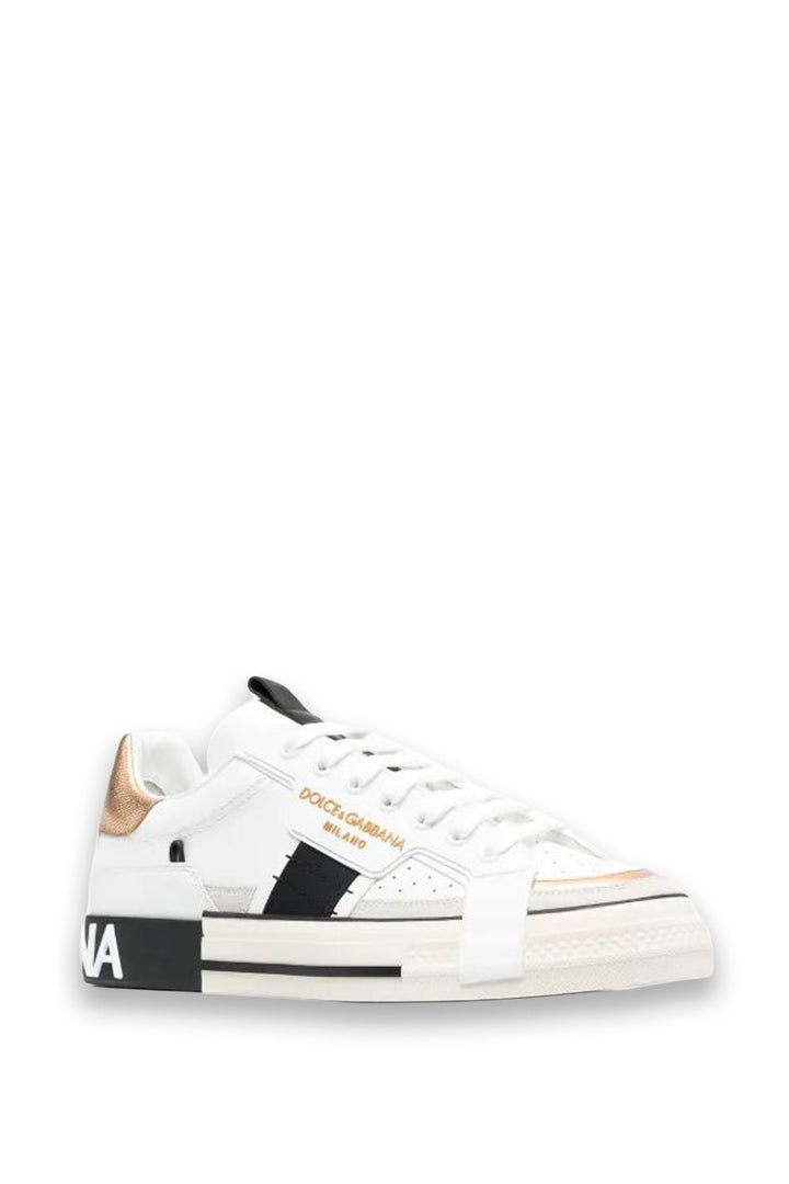 TENIS D&amp;G BLANCOS NEGROS
