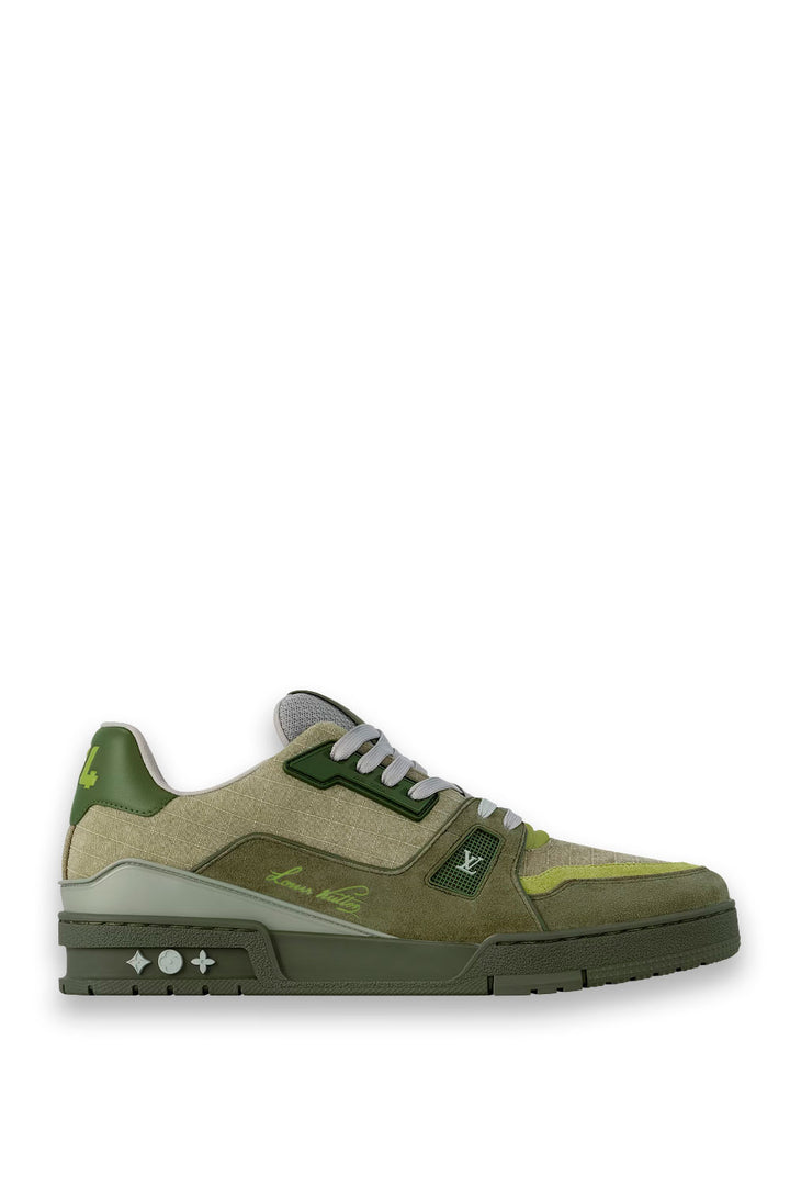 TENIS LV TRAINER VERDE GRIS