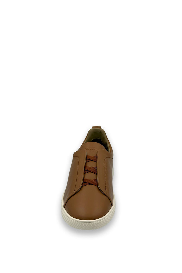 TENIS ZEGNA TRIPLE STITCH HONEY
