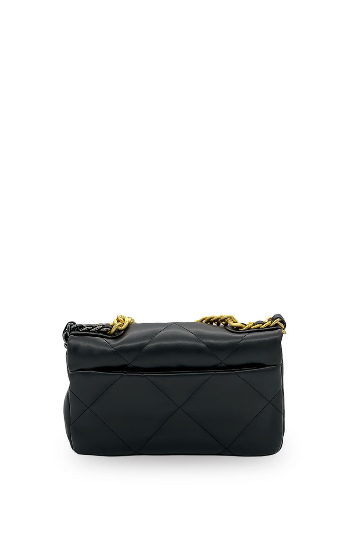 Bolsa Chanel 19 Negro y Oro