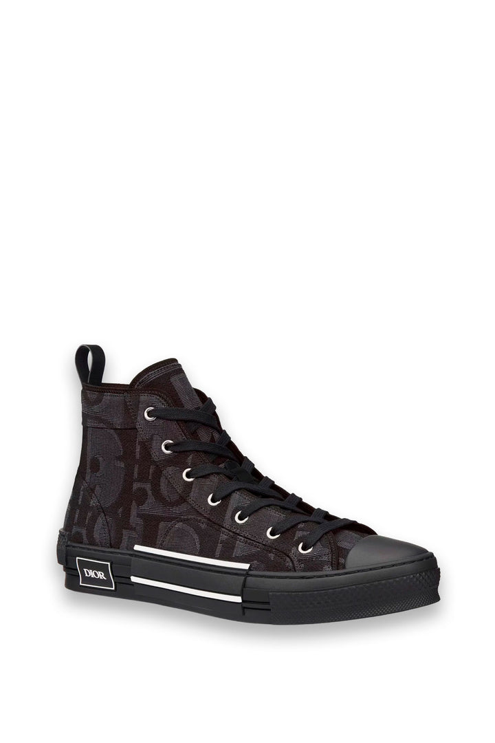 TENIS DIOR B23 MID NEGRO MEZCLILLA