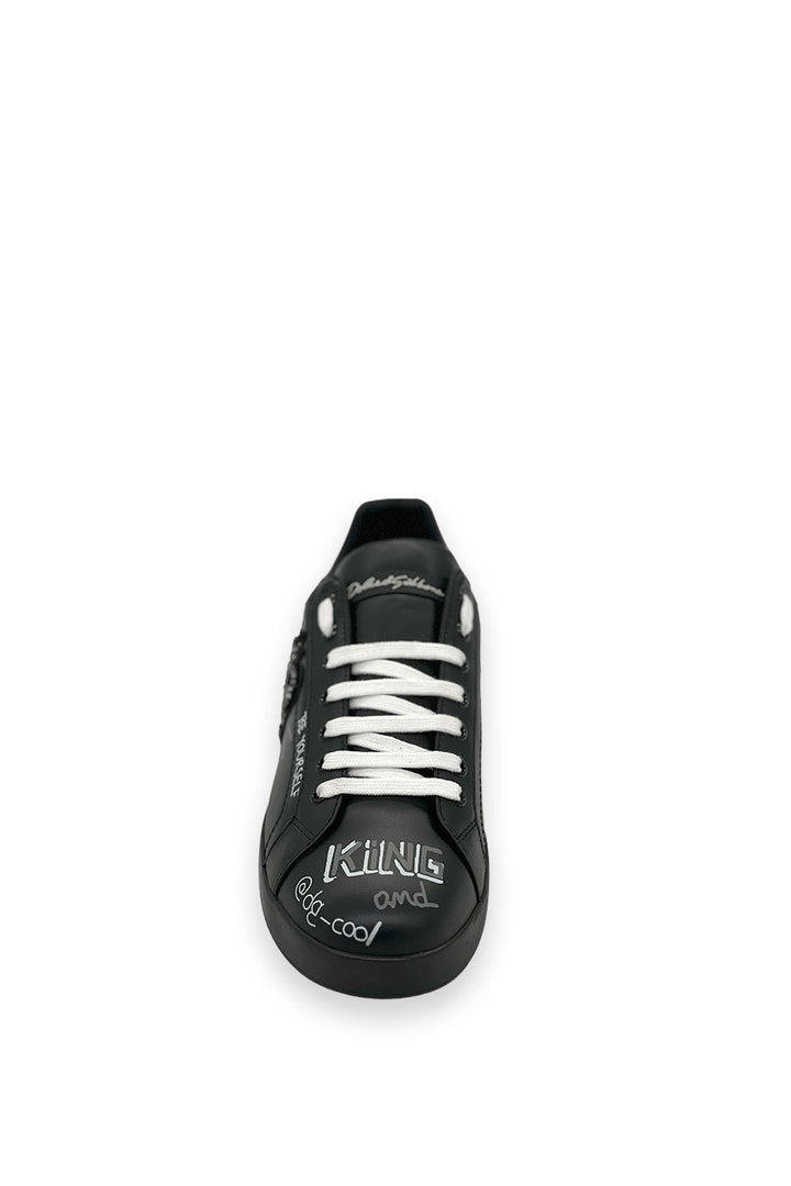 TENIS D&amp;G CROWN BLACK