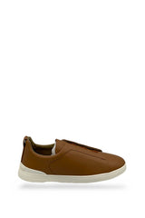 TENIS ZEGNA TRIPLE STITCH HONEY