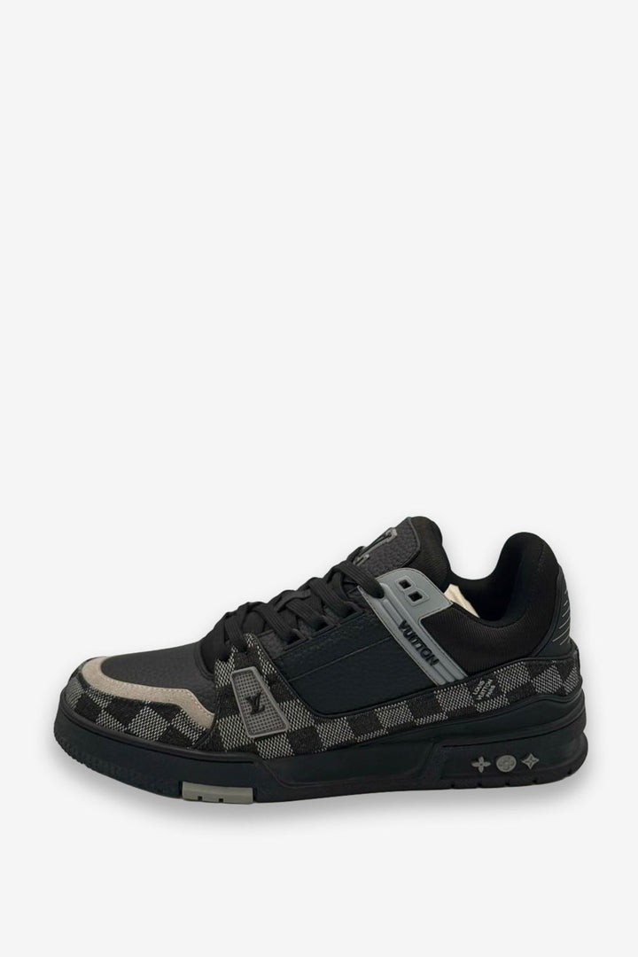 TENIS LV TRAINER DENIM NOIR
