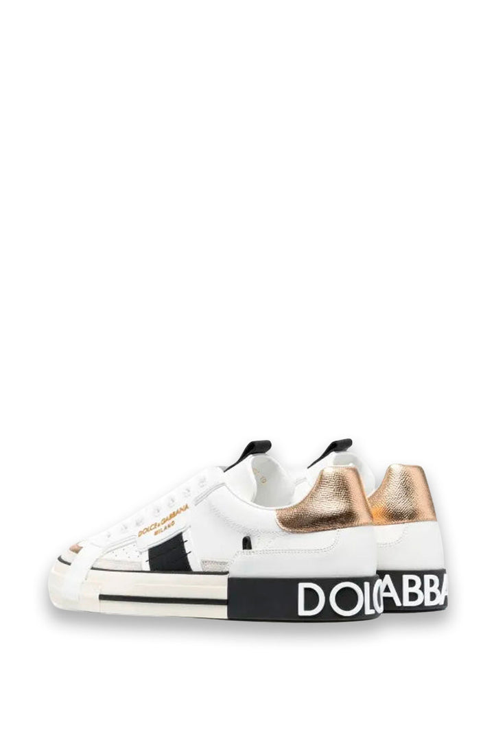 TENIS D&amp;G BLANCOS NEGROS