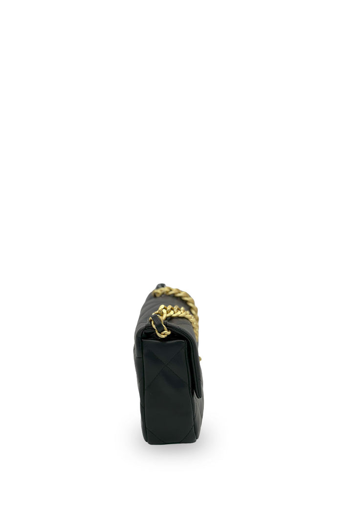 Bolsa Chanel 19 Negro y Oro