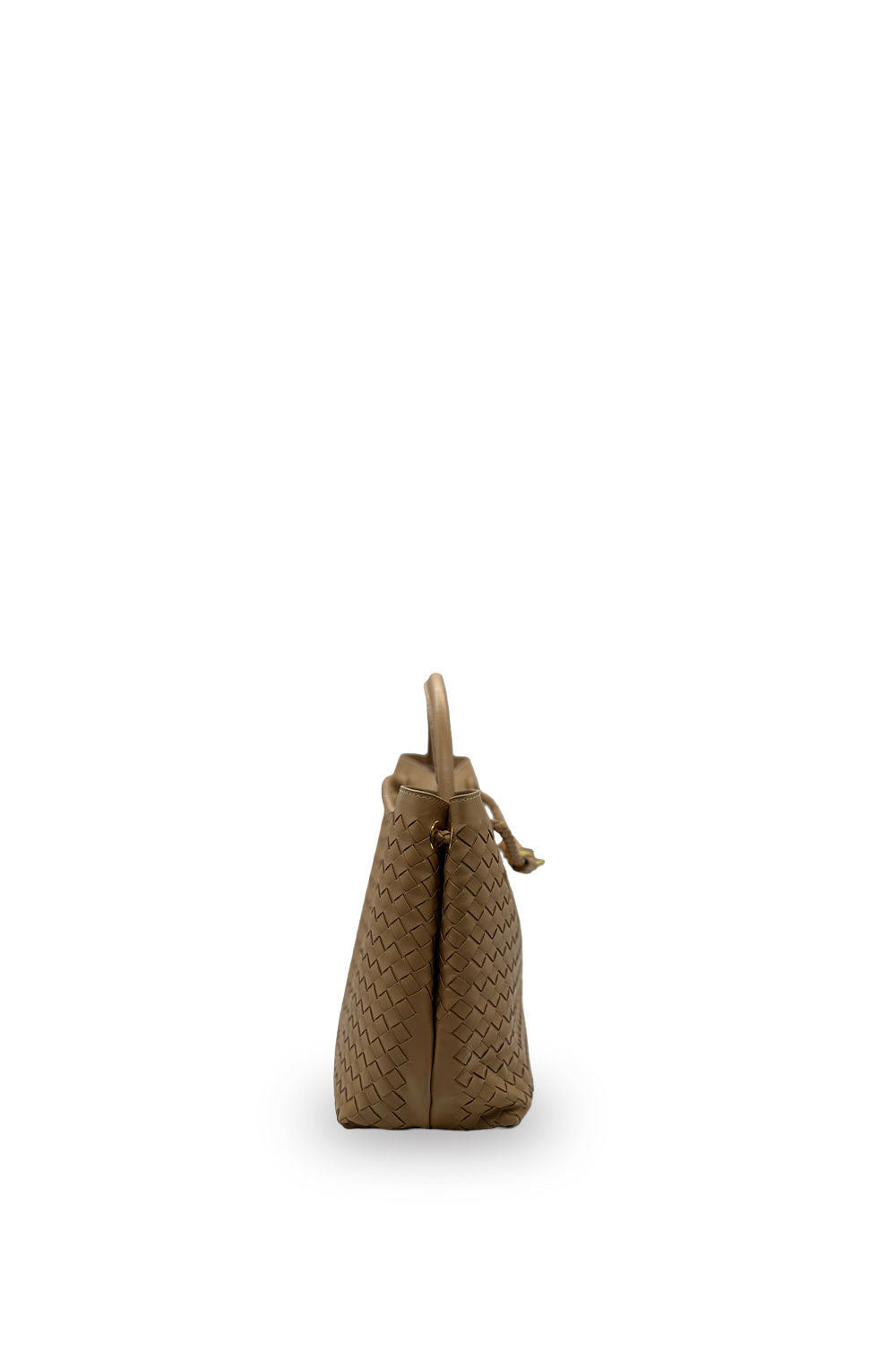Bolsa Bottega Veneta Trenzada Caqui