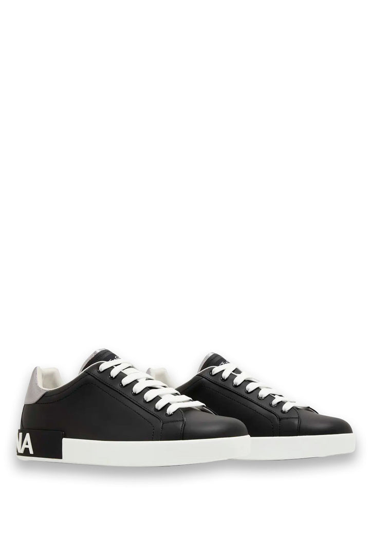 TENIS D&amp;G NEGRO PLATEADO