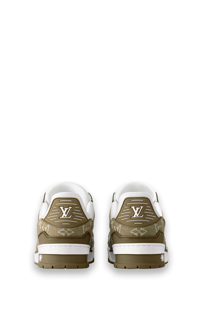 TENIS LV TRAINER MEZCLILLA VERDE