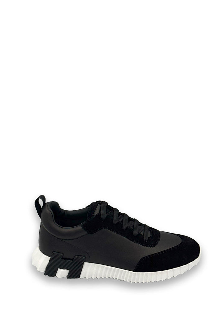 TENIS HERMES BOUNCING BLANCO NEGRO