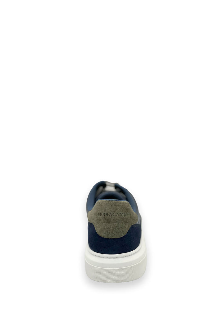 TENIS FERRAGAMO GANCINI AZUL