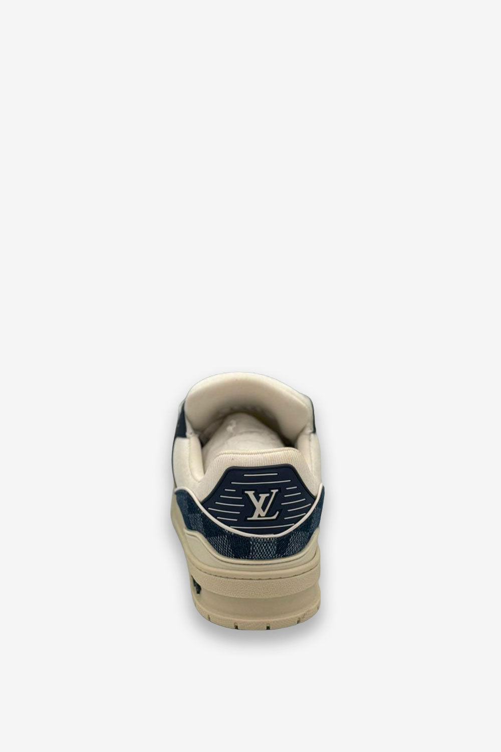 TENIS LV TRAINER AZUL CUADROS