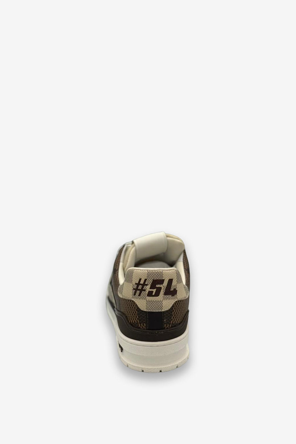 TENIS LV TRAINER CAFE BEIGE BLANCO