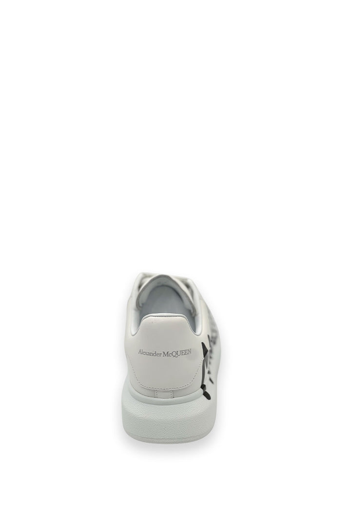 TENIS ALEXANDER MCQUEEN BLANCO GRAFFITI NEGRO