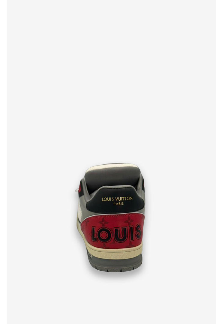 TENIS LV BROCHE NEGRO ROJO