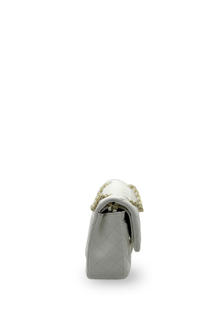 Bolsa Chanel Classic Flap Blanco