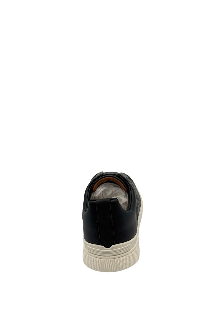 TENIS ZEGNA ALLIGATOR NEGRO