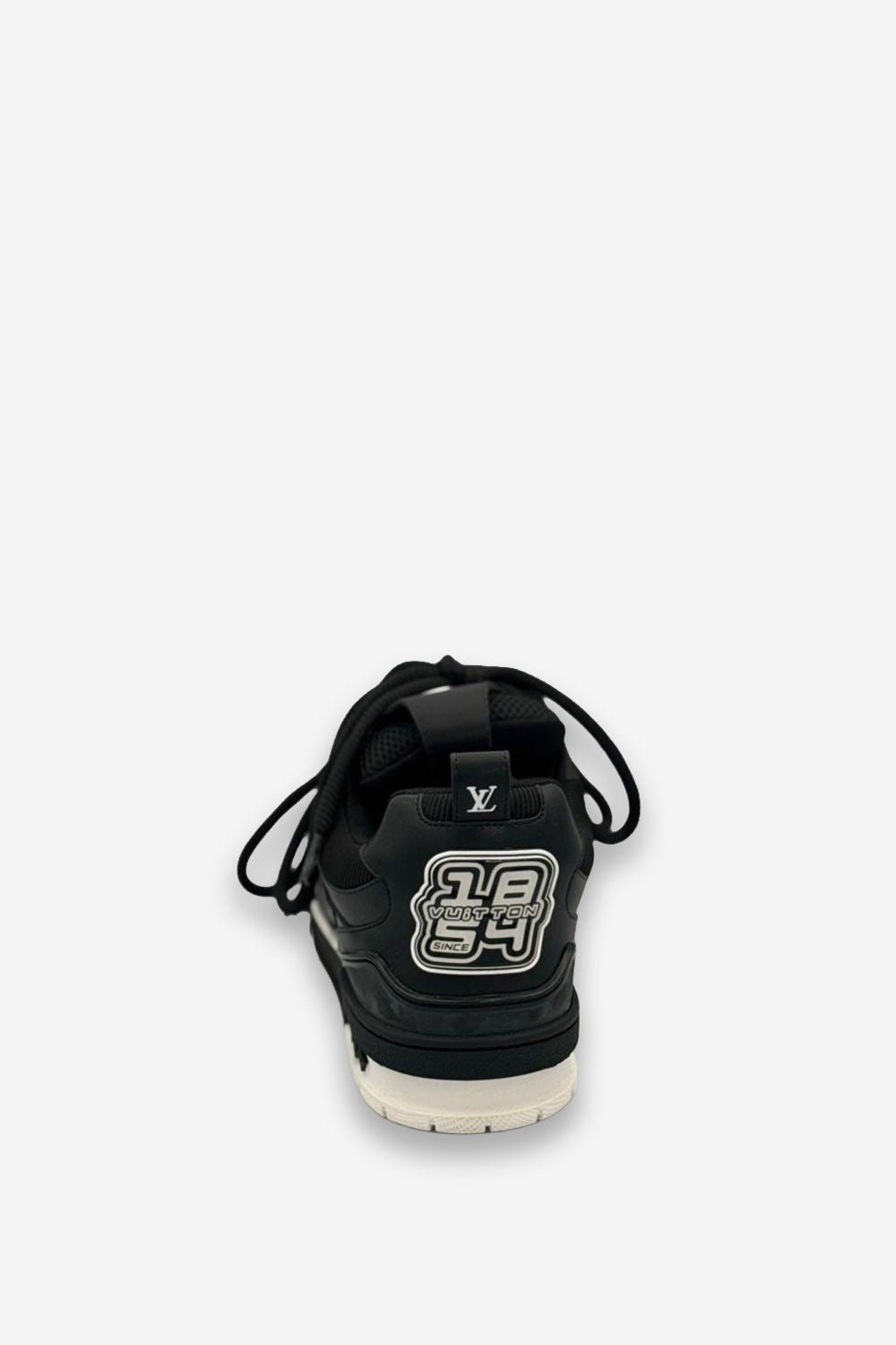 TENIS LV SKATE NEGRO TOTAL BLANCO