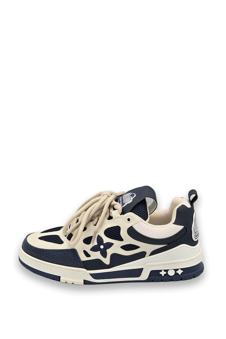 TENIS LV SKATE AZUL BLANCO