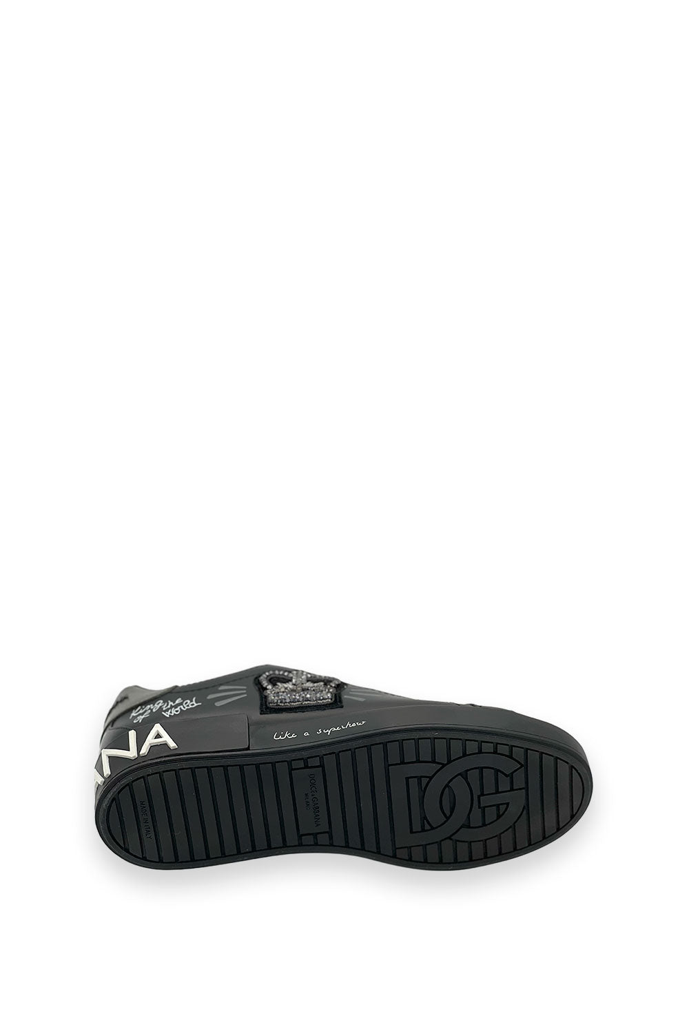 TENIS D&amp;G CROWN BLACK