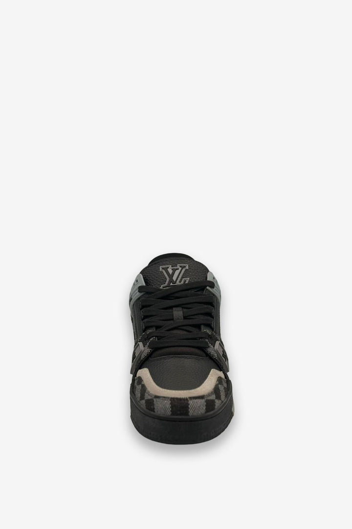 TENIS LV TRAINER DENIM NOIR