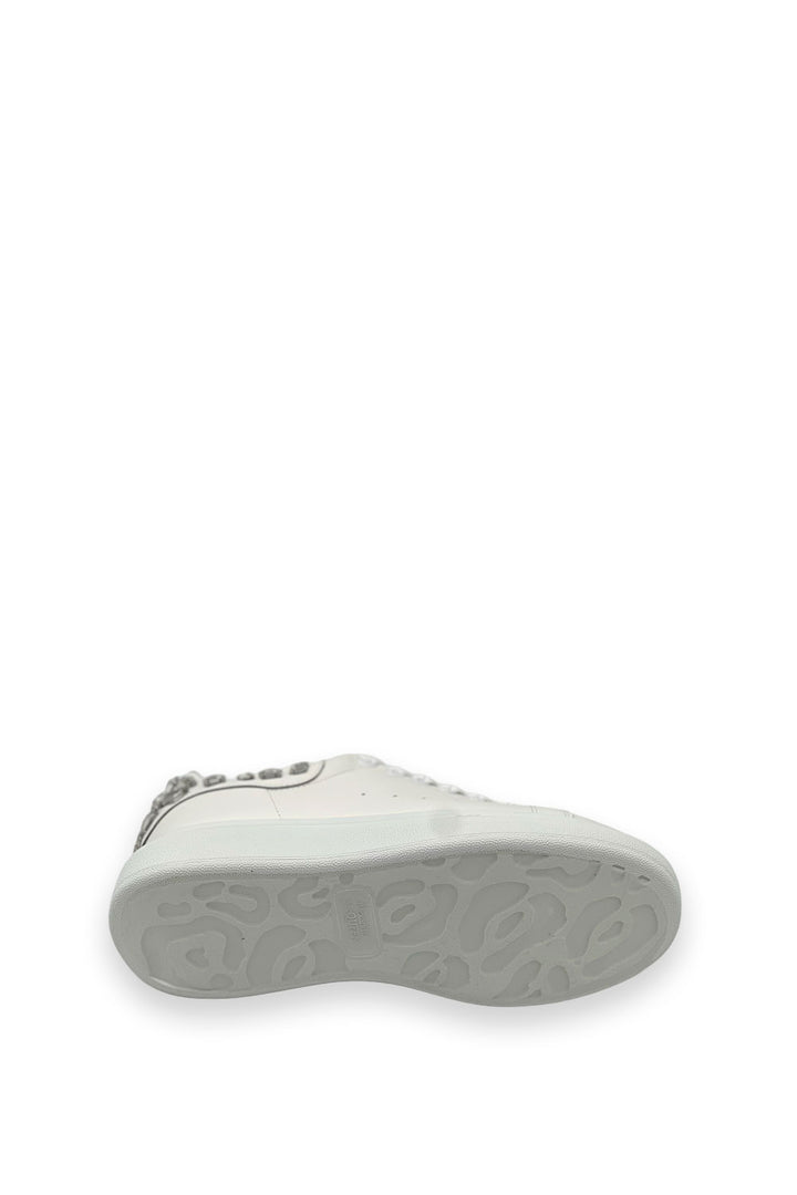 TENIS ALEXANDER MCQUEEN BLANCO CRYSTAL DETAIL